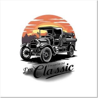 Vintage Truck I'm not old I'm classic Posters and Art